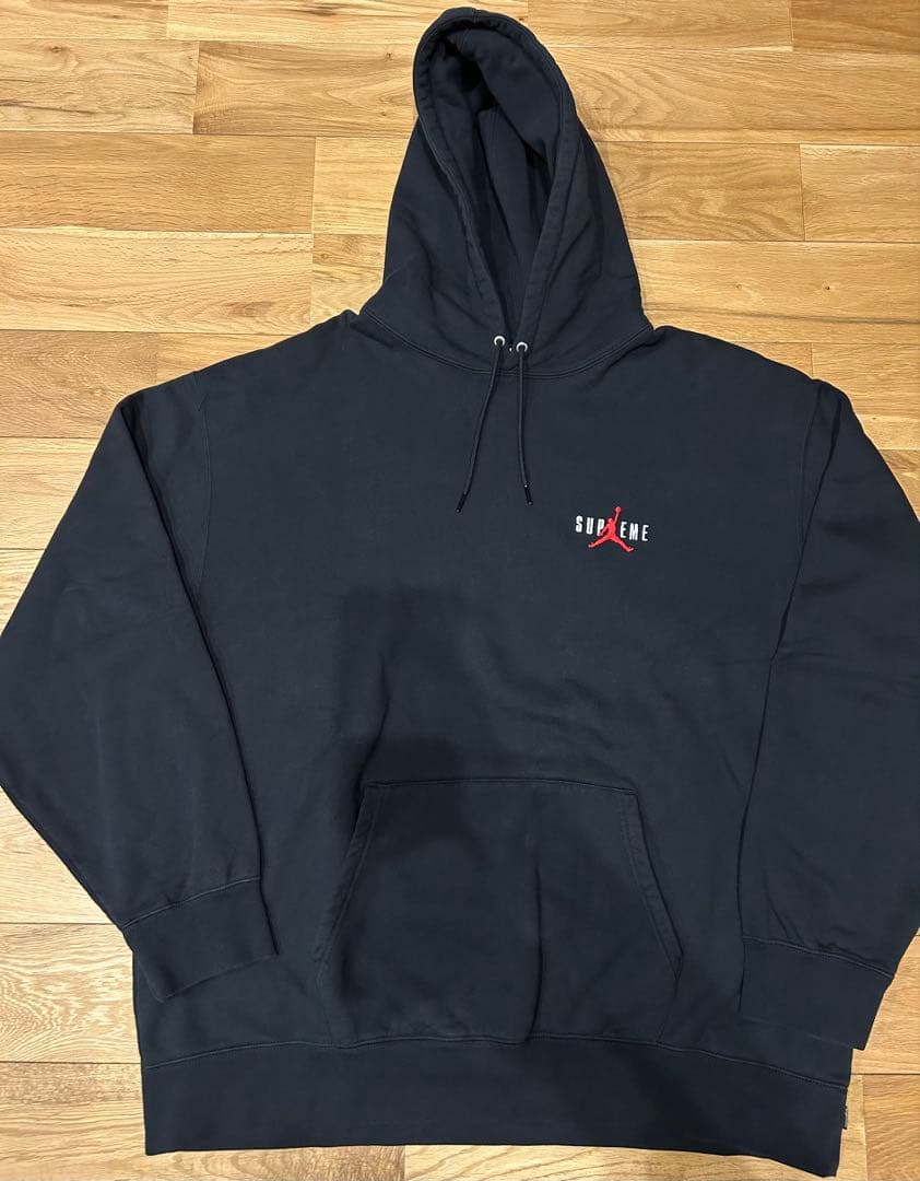 トップス Supreme x Jordan Hooded Sweatshirt Black
