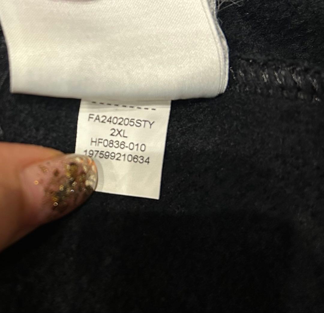 トップス Supreme x Jordan Hooded Sweatshirt Black