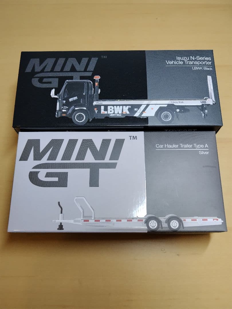 H*n様 MINI GT ISUZU トランスポーター & カートレーラー