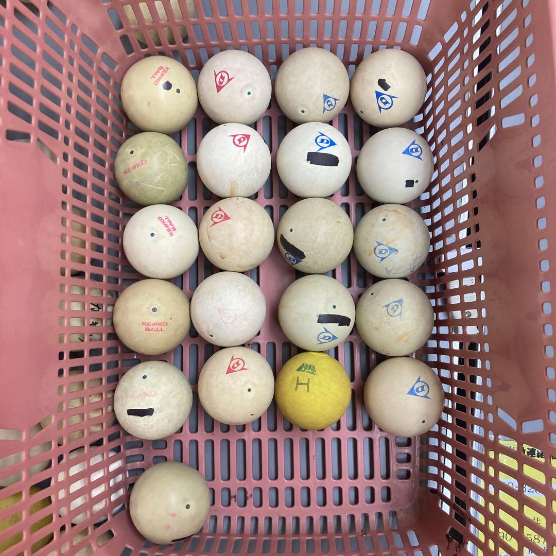 ソフトテニスボール　中古　72球