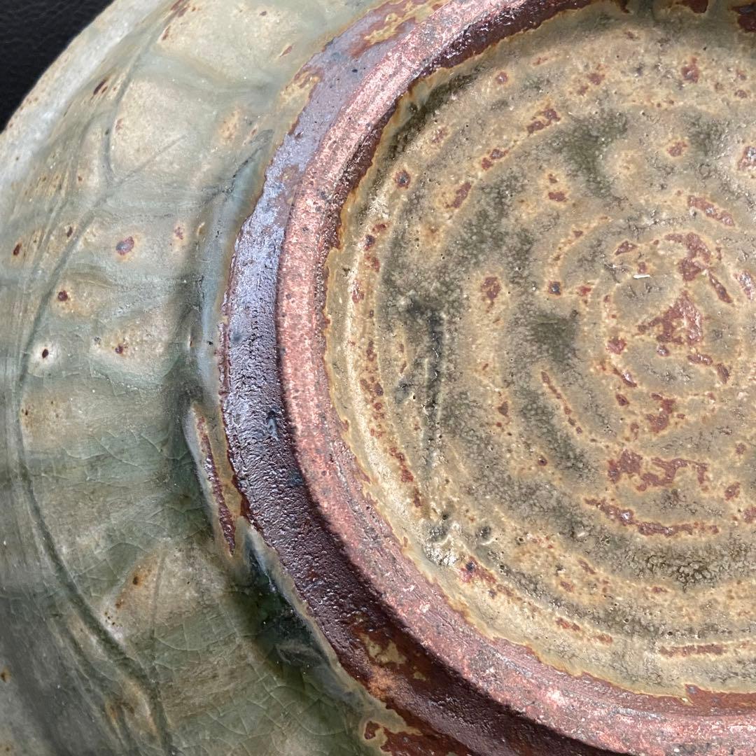 坂口健 白化粧掻落鉢 盛鉢 大皿 25cm 皿 器 作家もの 作陶展