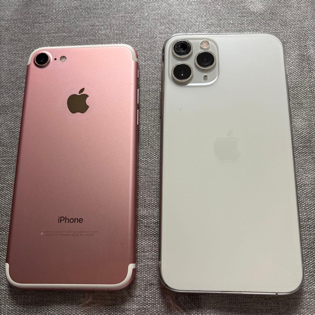 iPhone7 iPhone11pro 2台セット