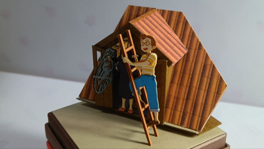 魔女の宅急便　さんけい　ペーパークラフト　ジブリ