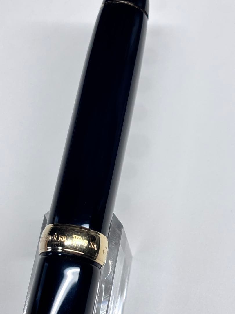 中屋万年筆廃盤バランスコントロールクロロ中字、ノーマルタイプ漆クロロ万年筆細字