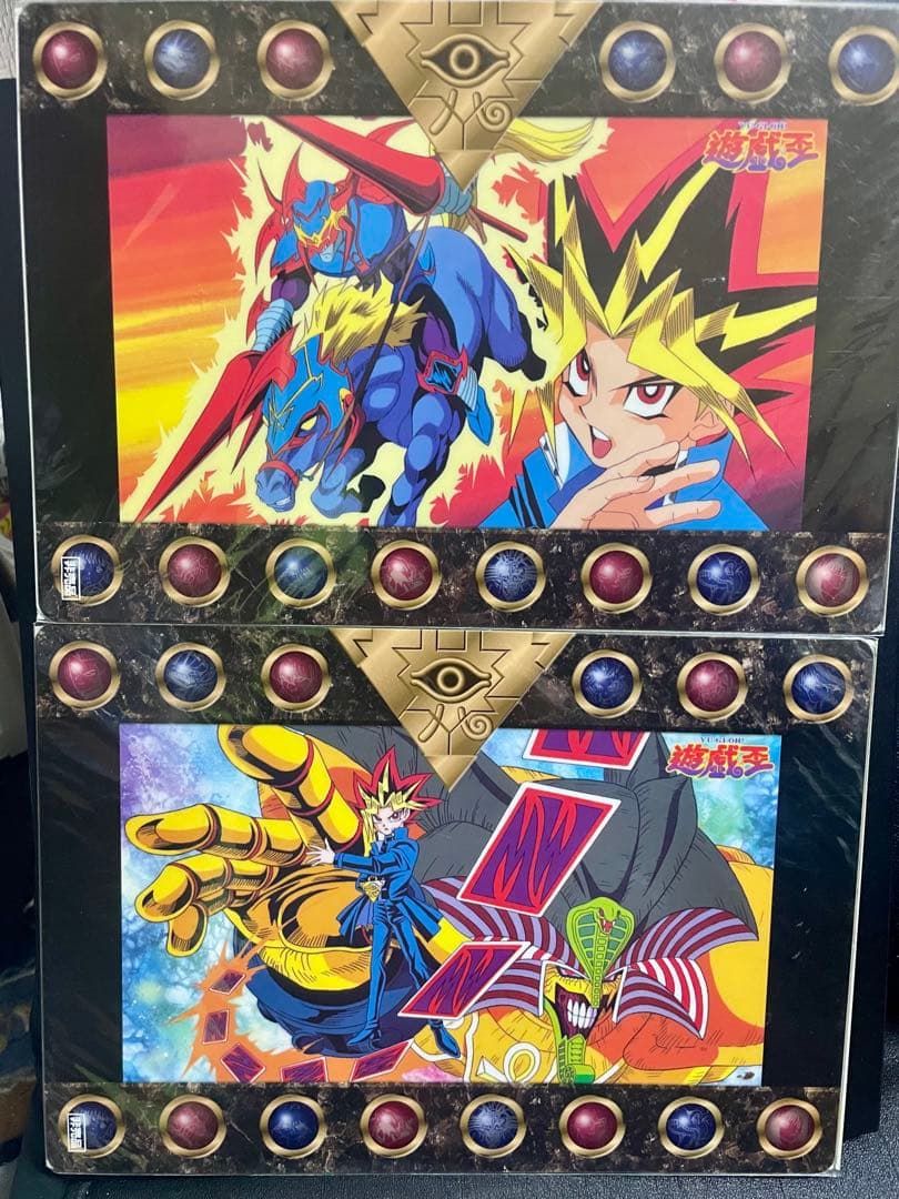 【超希少】遊戯王下敷き2枚セット 闇遊戯 バンプレスト 初代 【非売品】レトロ