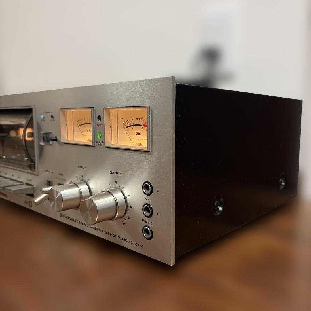 pioneer パイオニア CT-4 ステレオ カセットデッキ 稼動品 美品