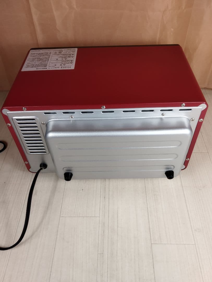 シロカ オーブン ブラック/レッド　未使用