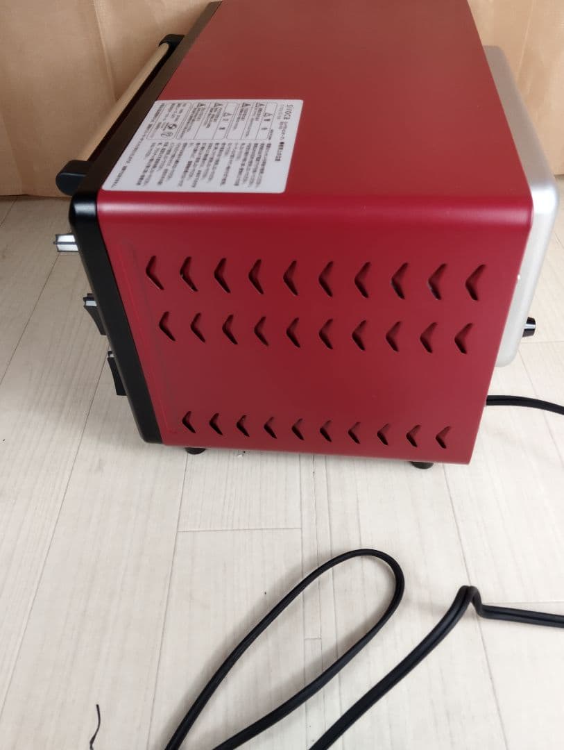 シロカ オーブン ブラック/レッド　未使用