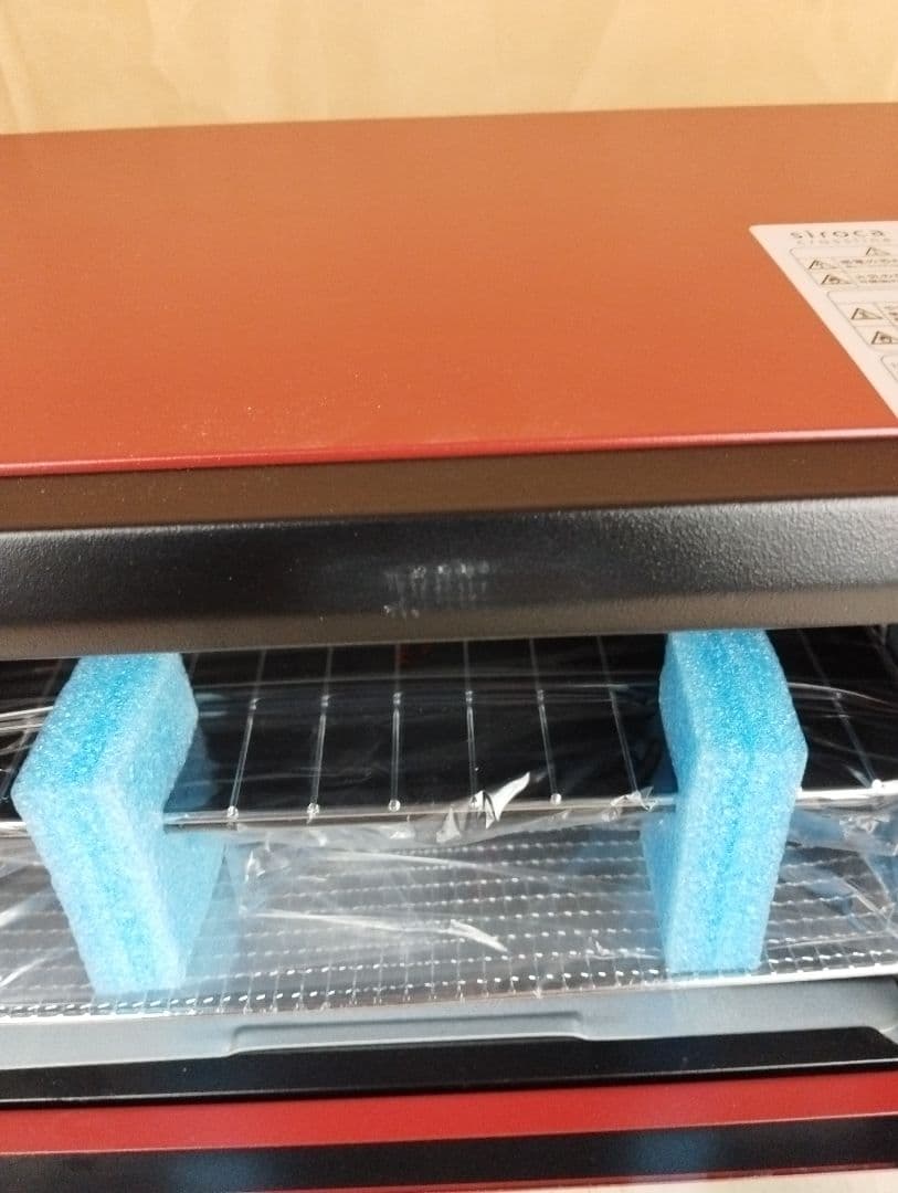 シロカ オーブン ブラック/レッド　未使用