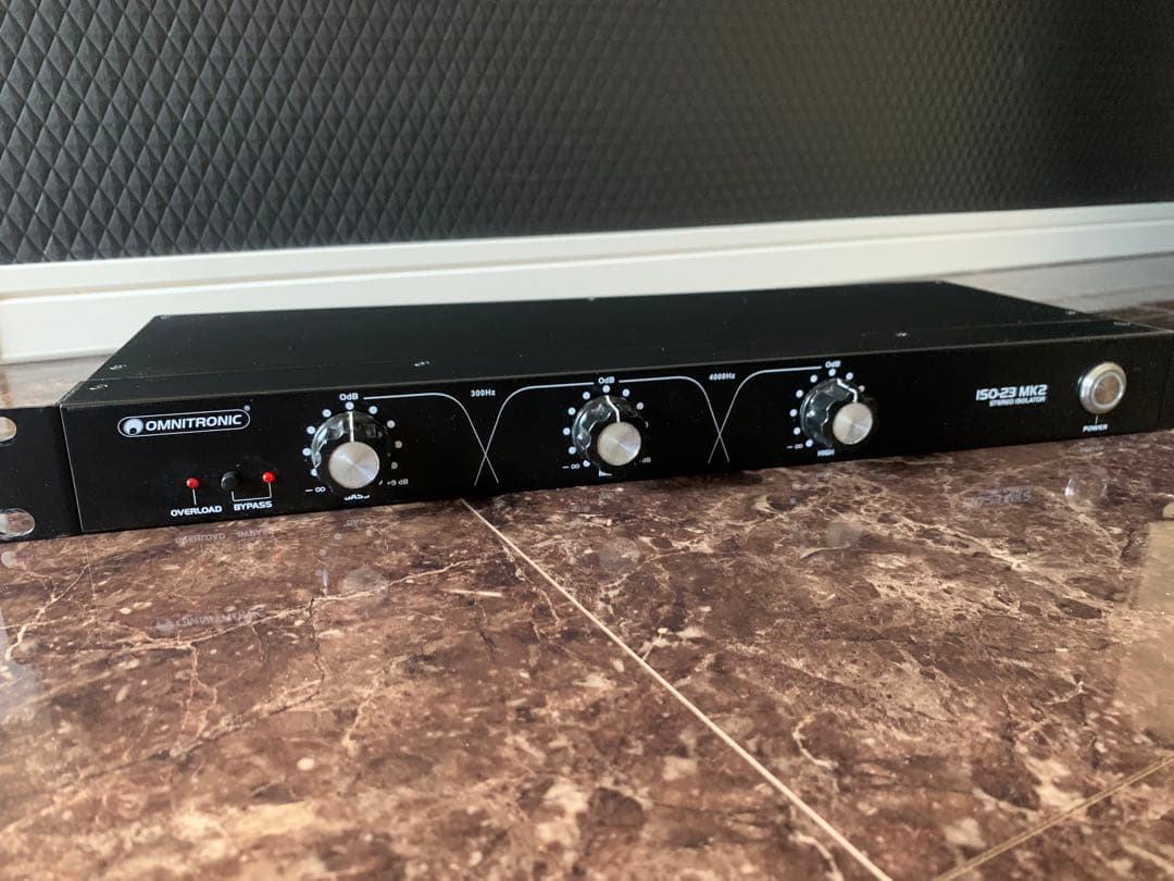 OMNITRONIC 3バンドアイソレーター dcr-1200 urei