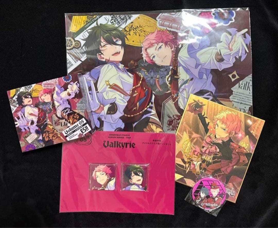 あんスタ Valkyrie trip アニメイト限定盤 スクエア缶バッジ