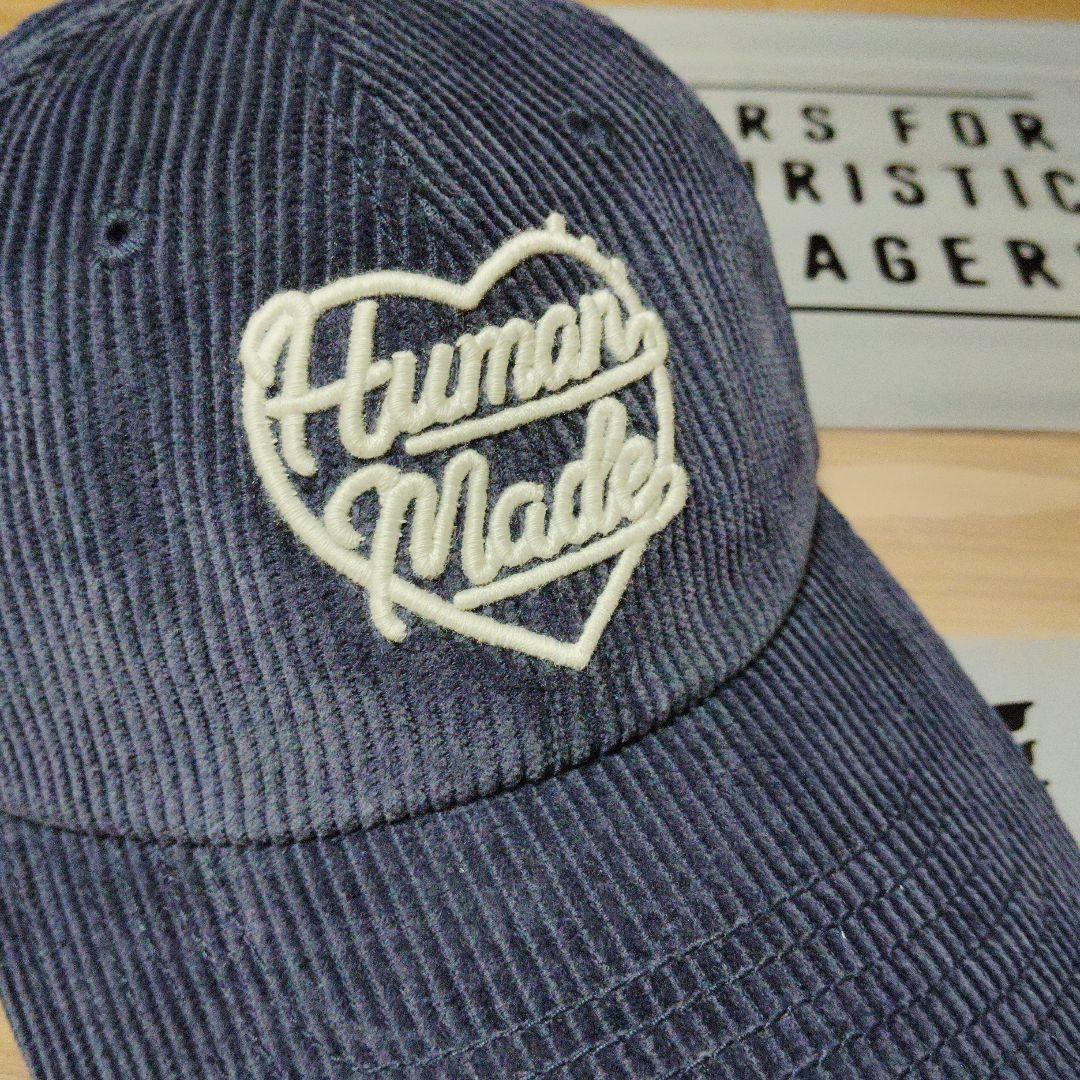 Human Made ネイビー コーデュロイキャップ