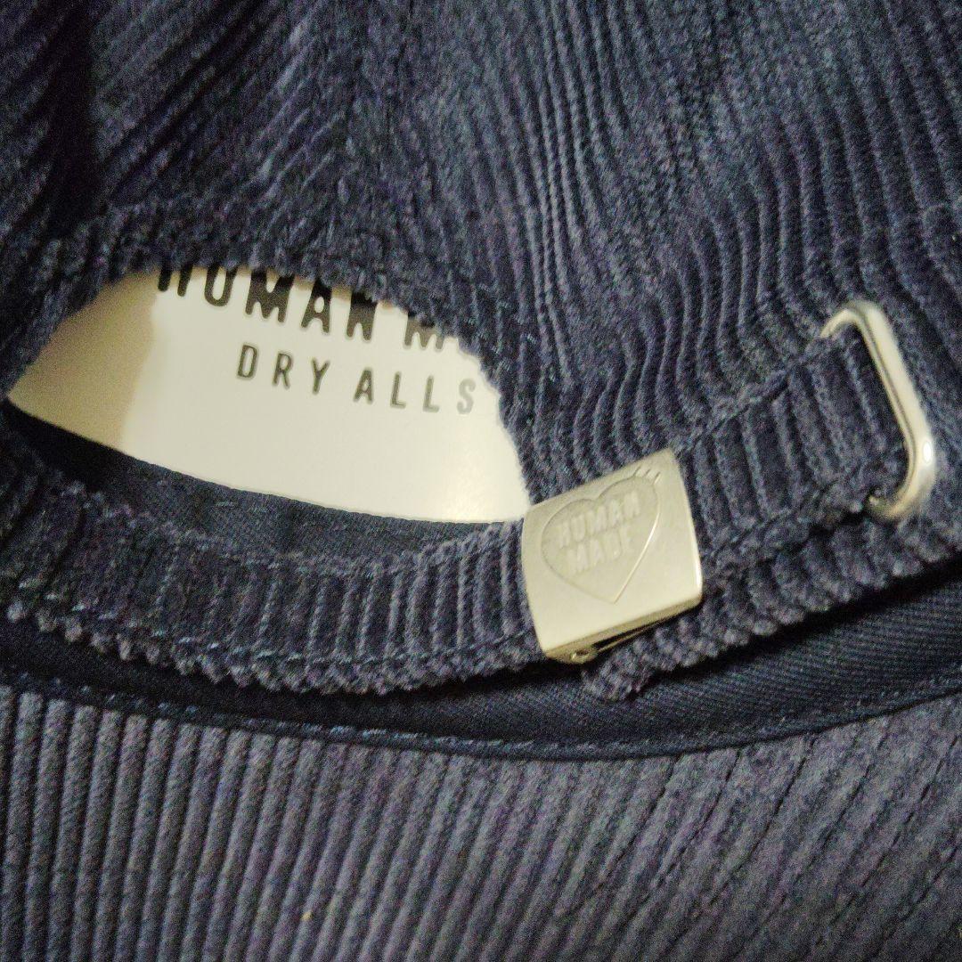 Human Made ネイビー コーデュロイキャップ