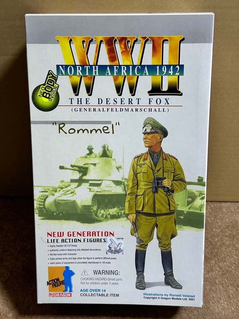 ドラゴン社 WWⅡ 1942 1/6ドイツ国防軍 ロンメル陸軍元帥