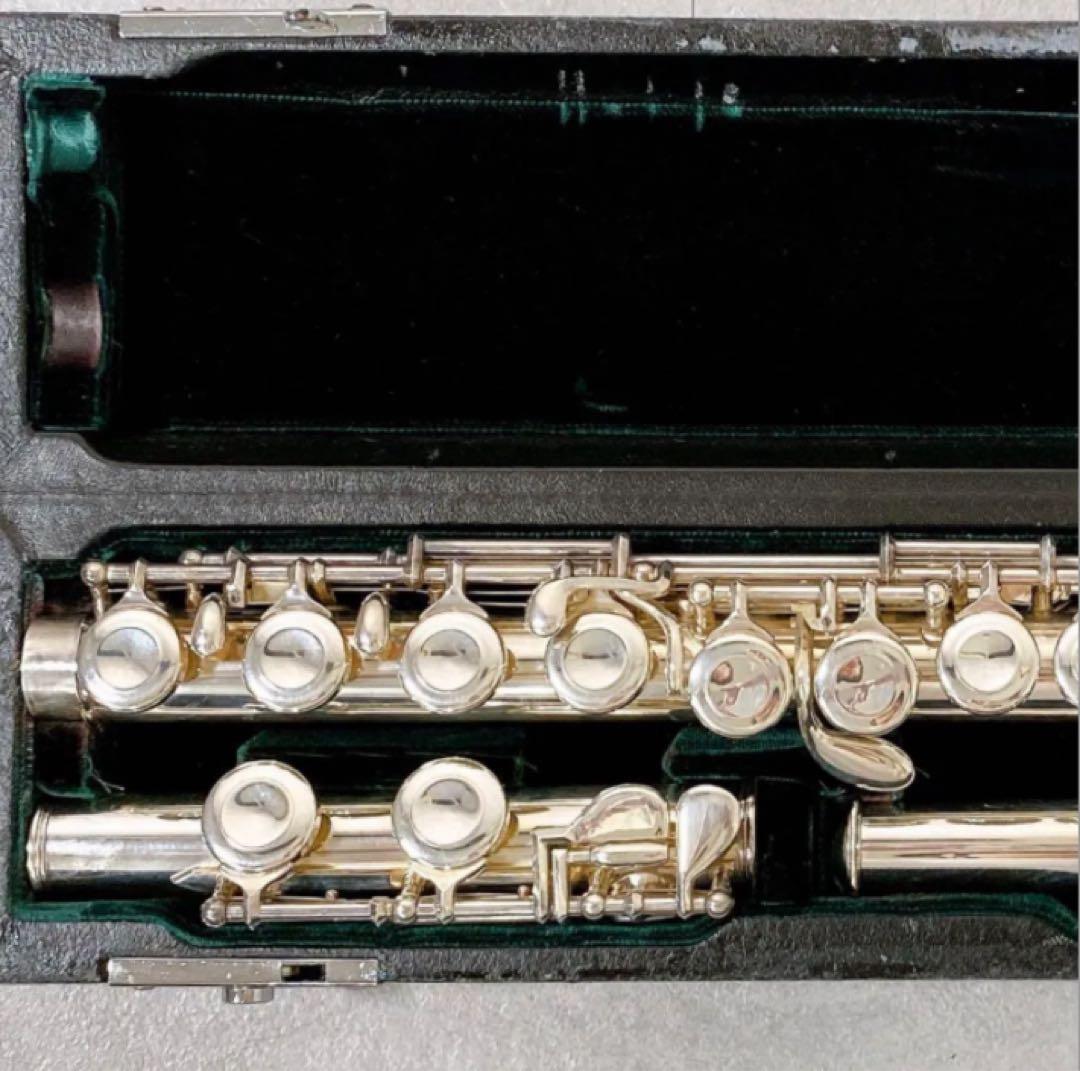 X363 Pearl パール PF-661 フルート 頭部管銀製 Eメカ 楽器