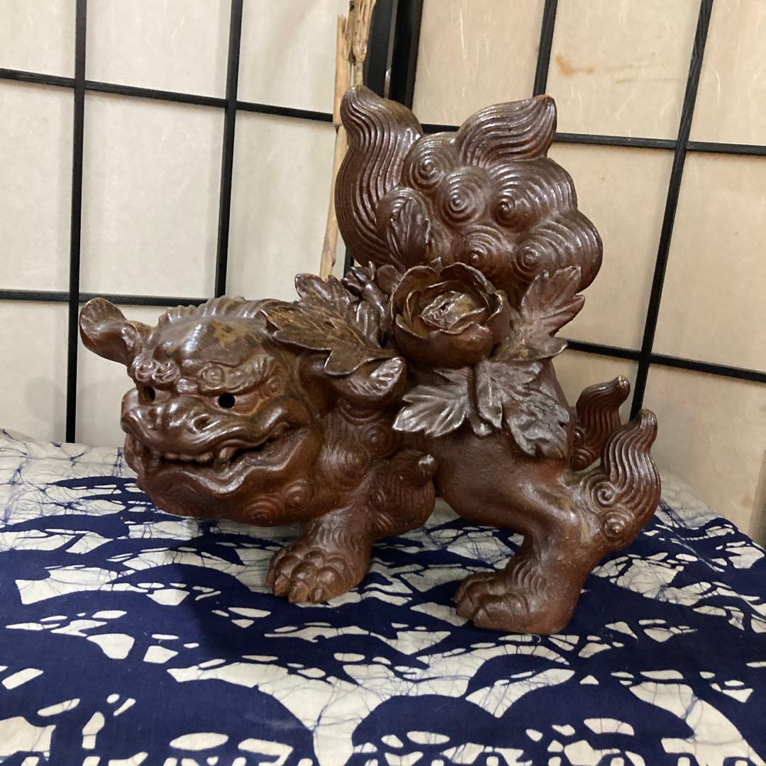 古備前骨董美術品珍品年始大売り出しです❣️希少ボタン獅子銘有り❣️