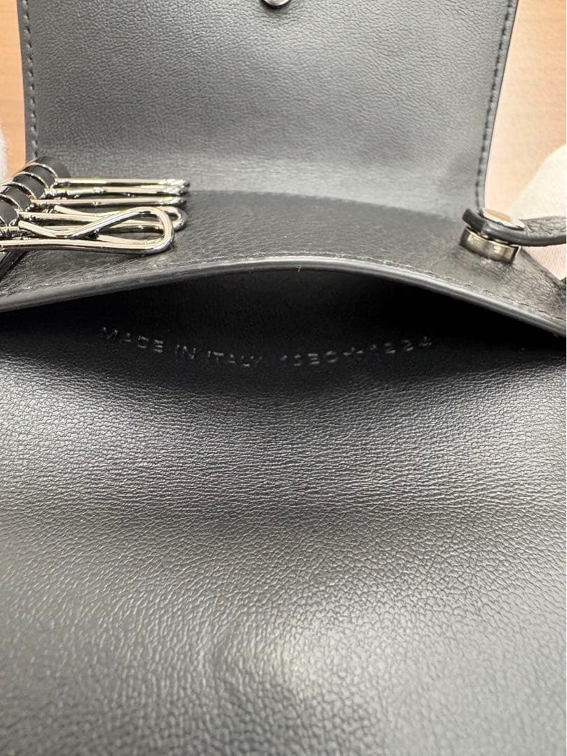 美品✨Dior ディオール キーケース 6連 ブラック レザー ユニセックス