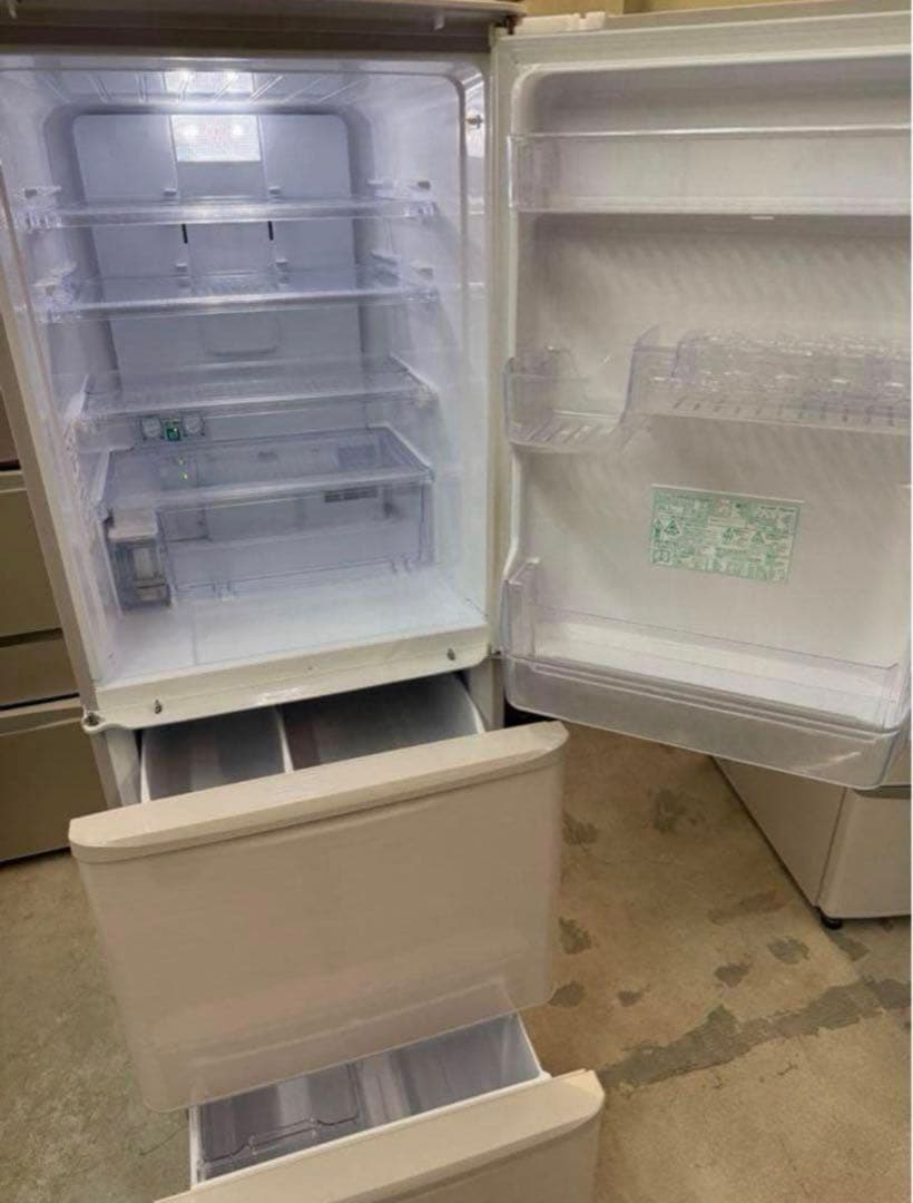 2016年式 350L SHARP 冷蔵庫 SJ-PW35B-C