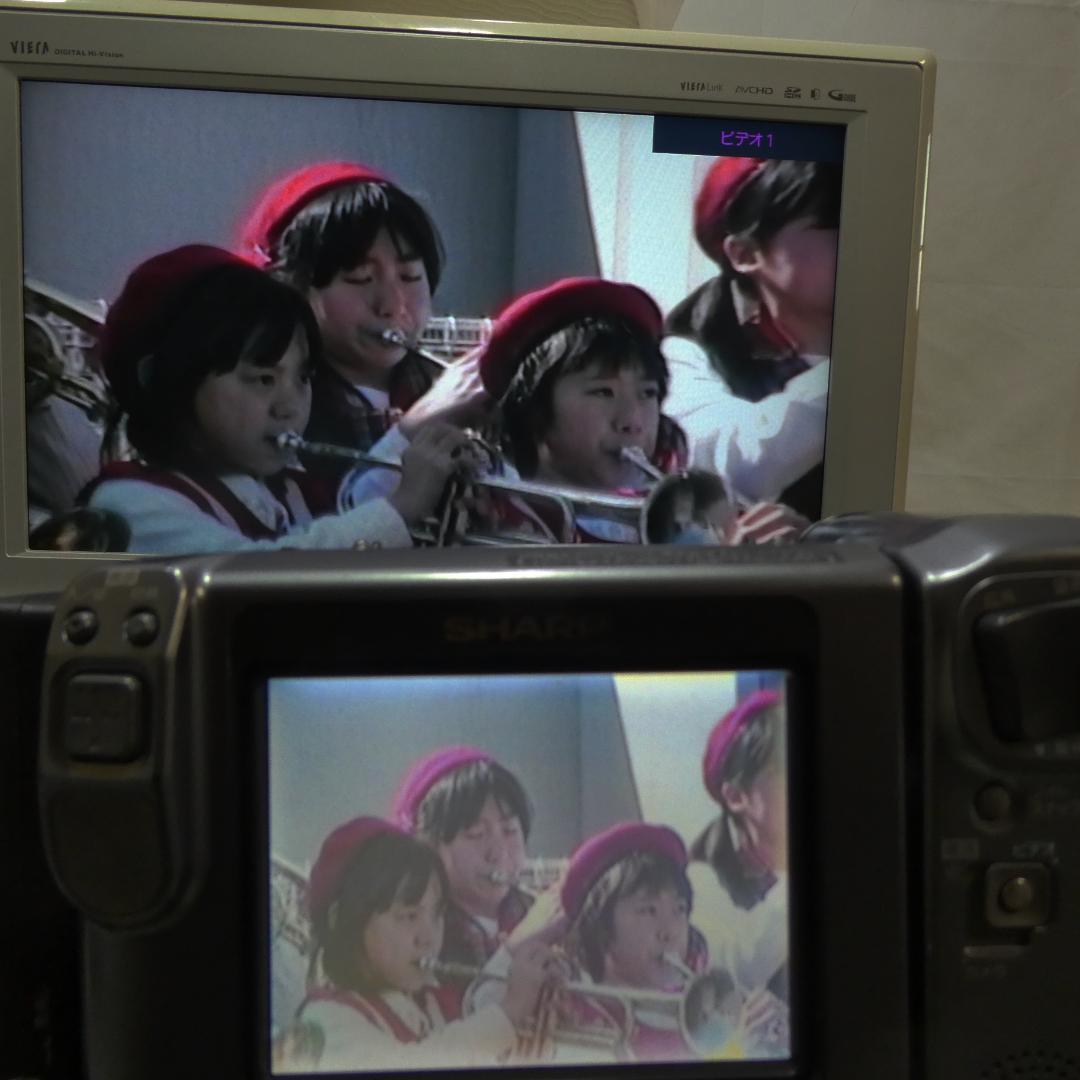 動作良好　VideoHi8 シャープVL-HL55 8ミリビデオカメラDVD化に