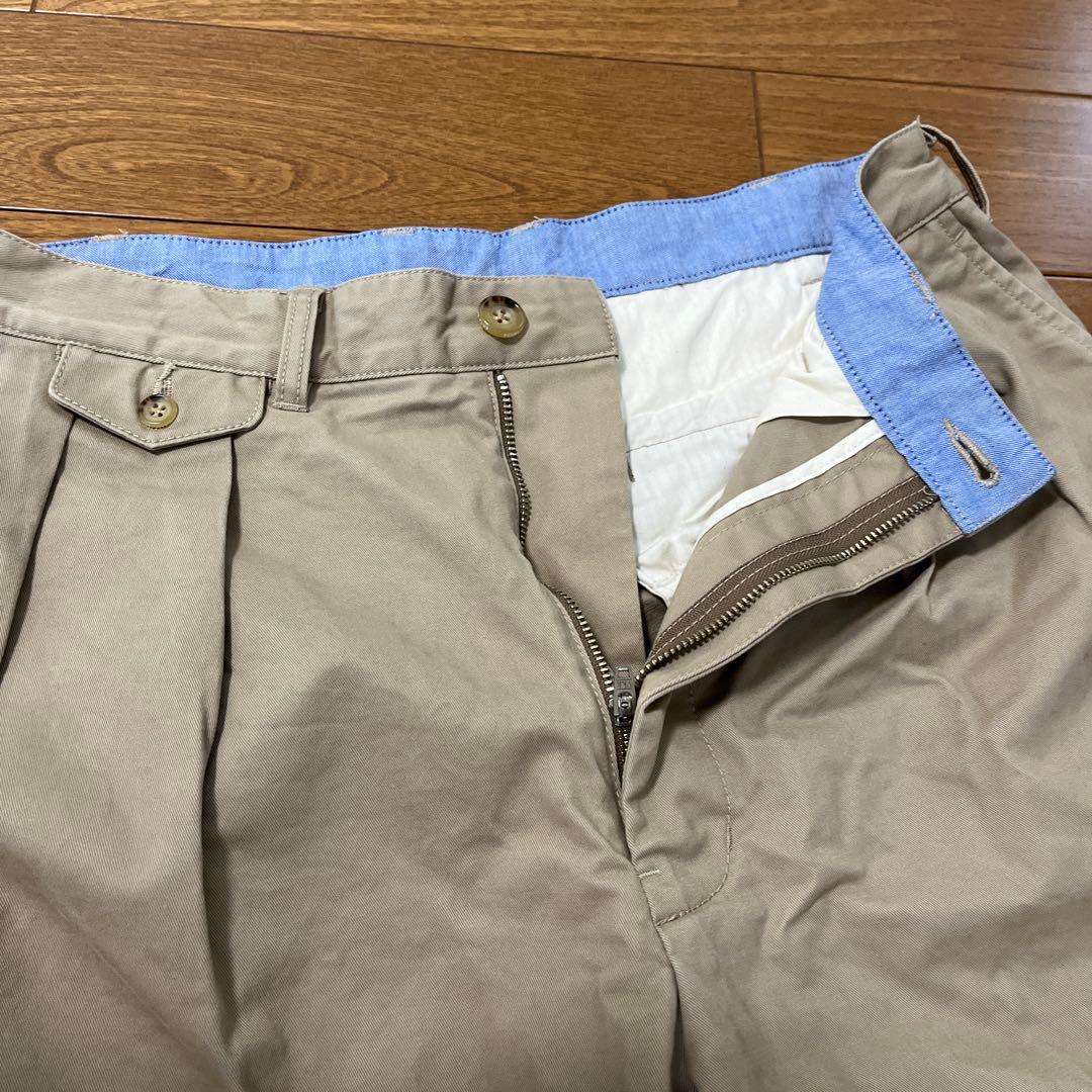 パンツ BEAMS PLUS 2 Pleats Twill