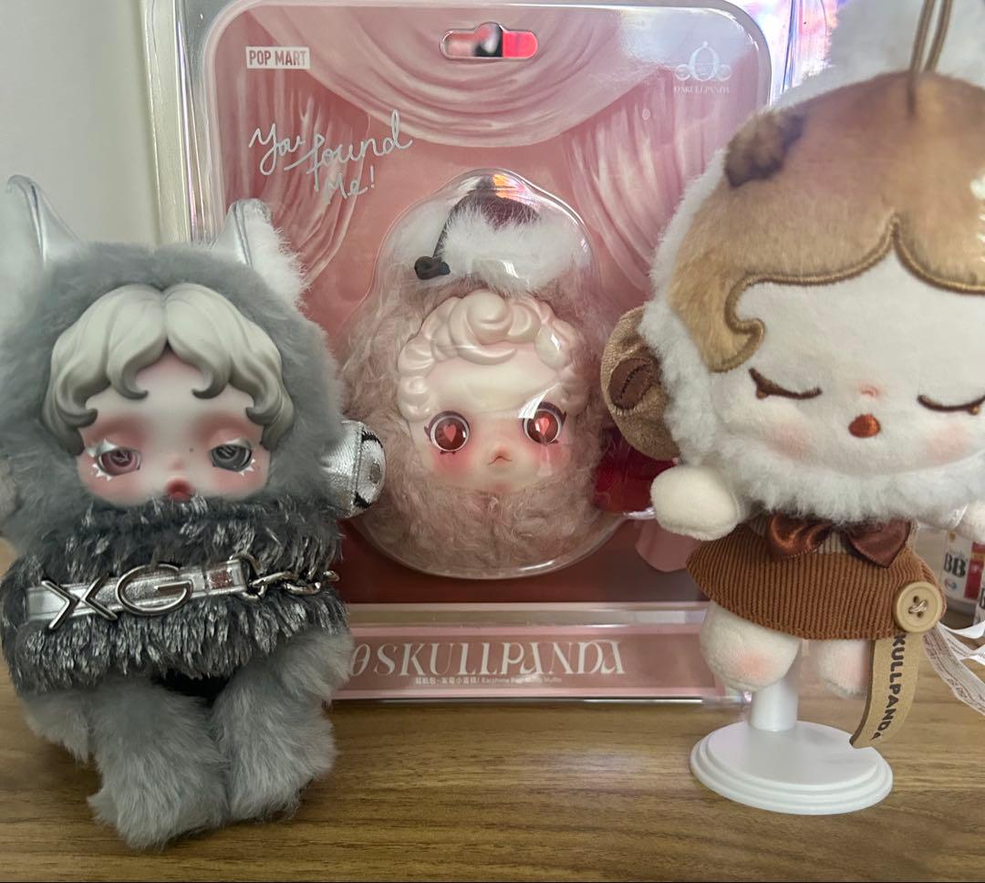 SKULLPANDAXG ぬいぐるみ 3体セット