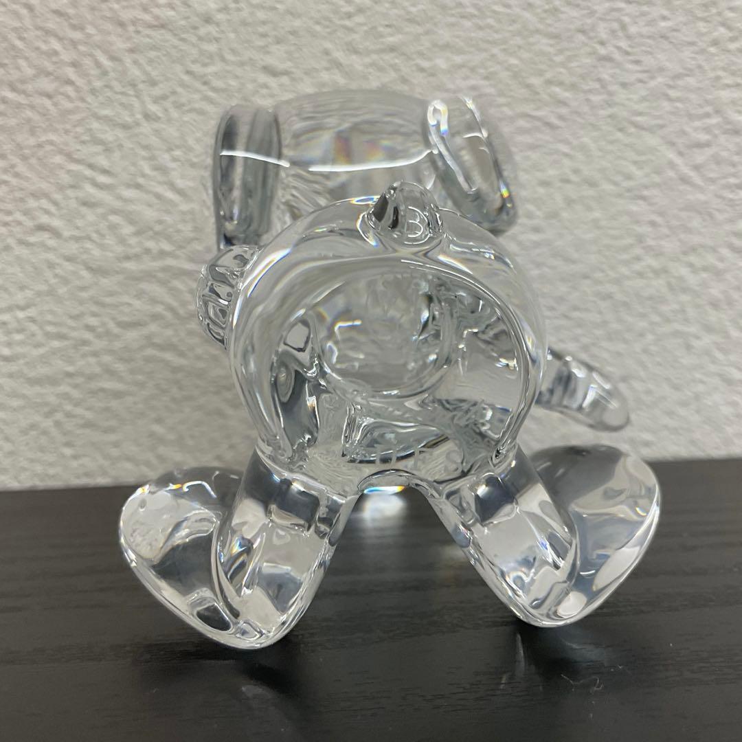 バカラ Baccarat スヌーピー オブジェ クリスタル 箱付き