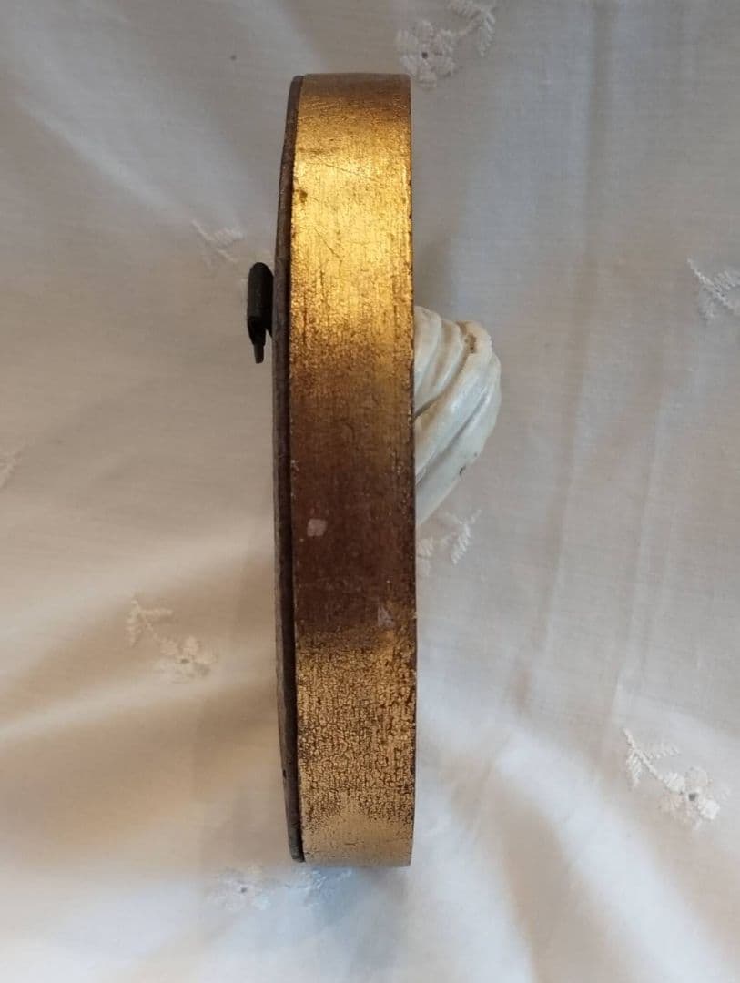 フランスアンティーク メダイヨン MATTEI作 マリア像