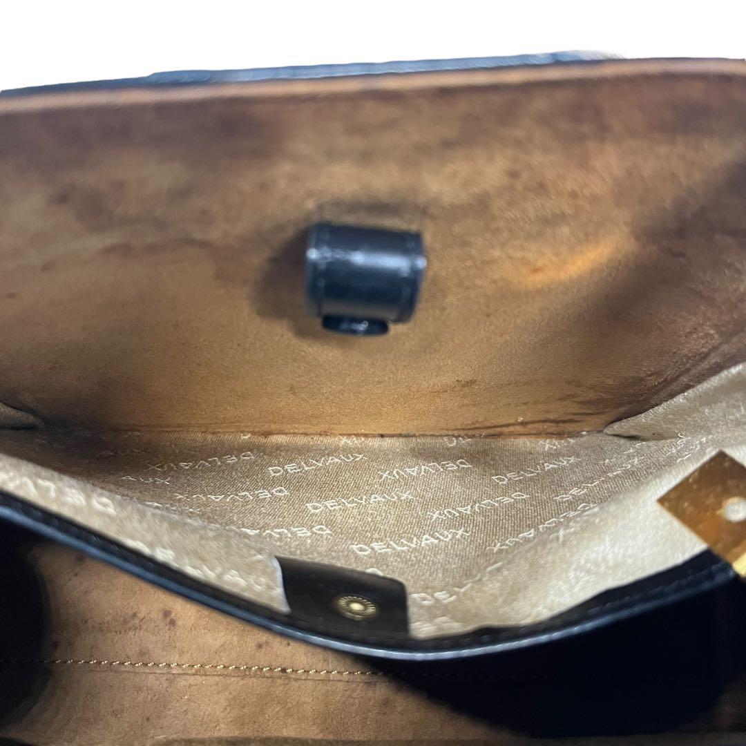 デルヴォー ブリヨン レザー ハンドバッグ トートバッグ トップハンドル レザー