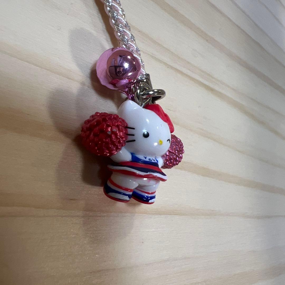 山梨限定　ご当地キティ　山梨学院大学チアリーディング　根付け