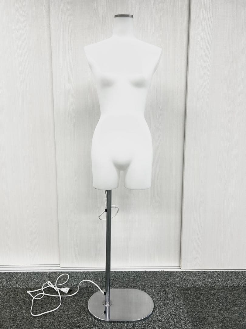 【超美品】 婦人トルソー 内照式 LED ベースあり 9号
