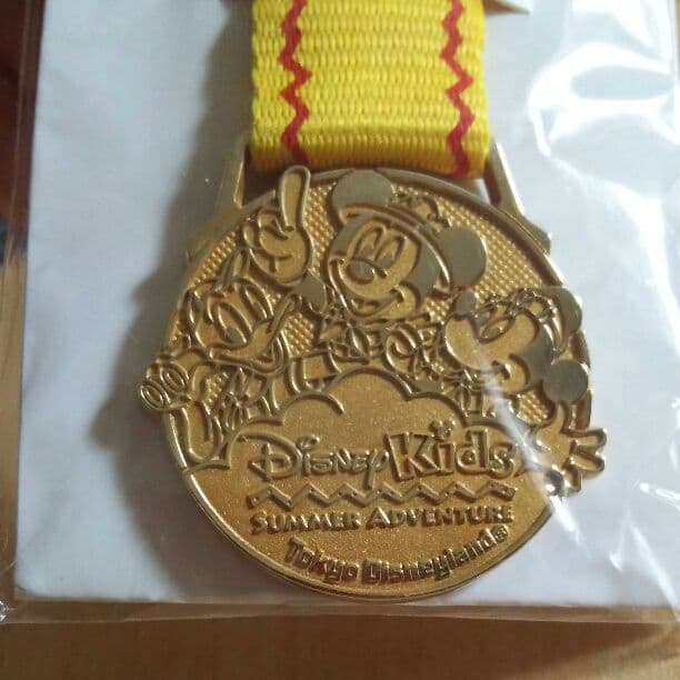 ディズニーシー子供体験達成メダル