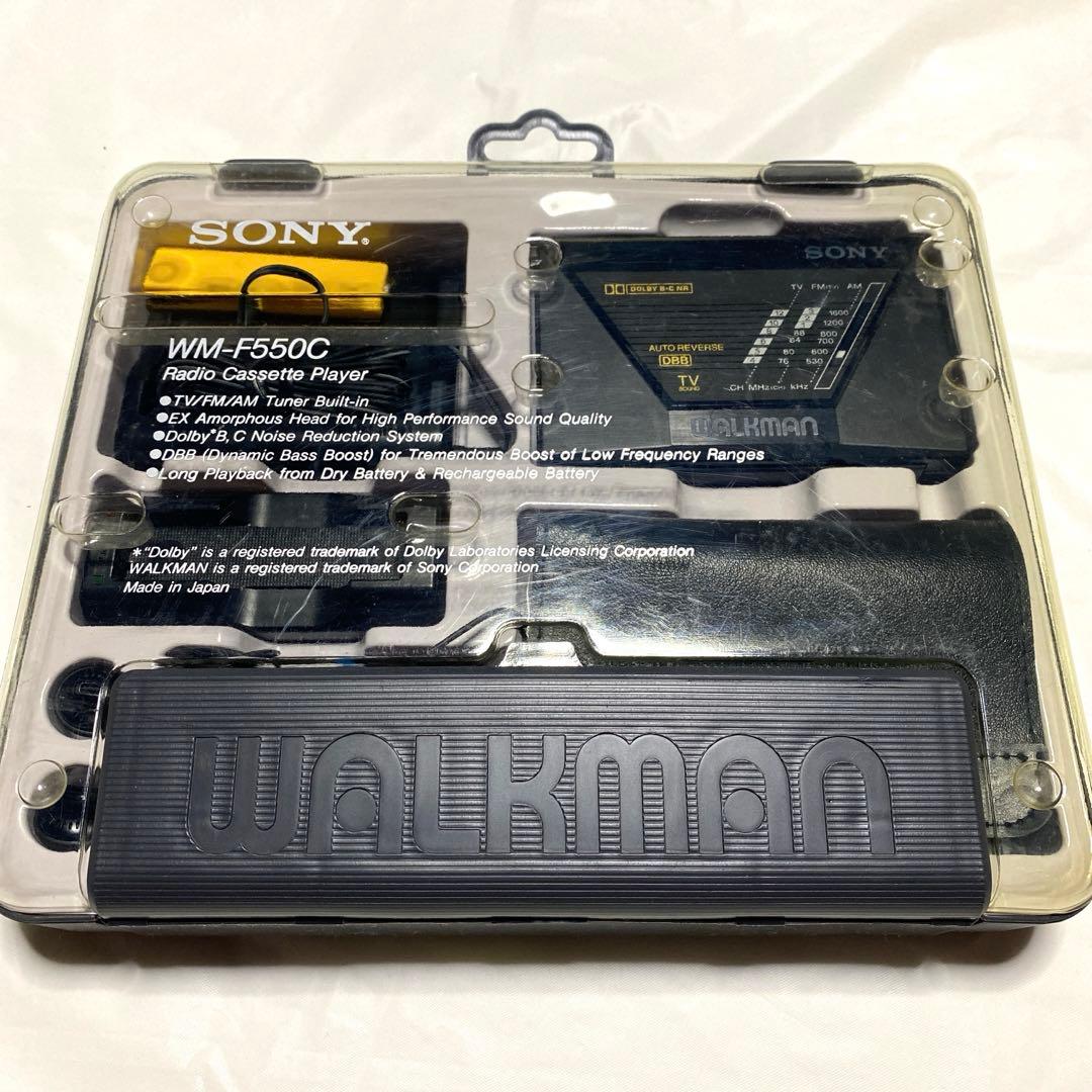 貴重 SONY WALKMAN ソニーウォークマン WM‐F550C 1988年