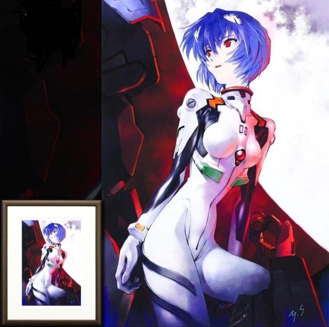 複製原画　貞本義行「綾波レイ」　約6号 エヴァンゲリオン EVANGELION