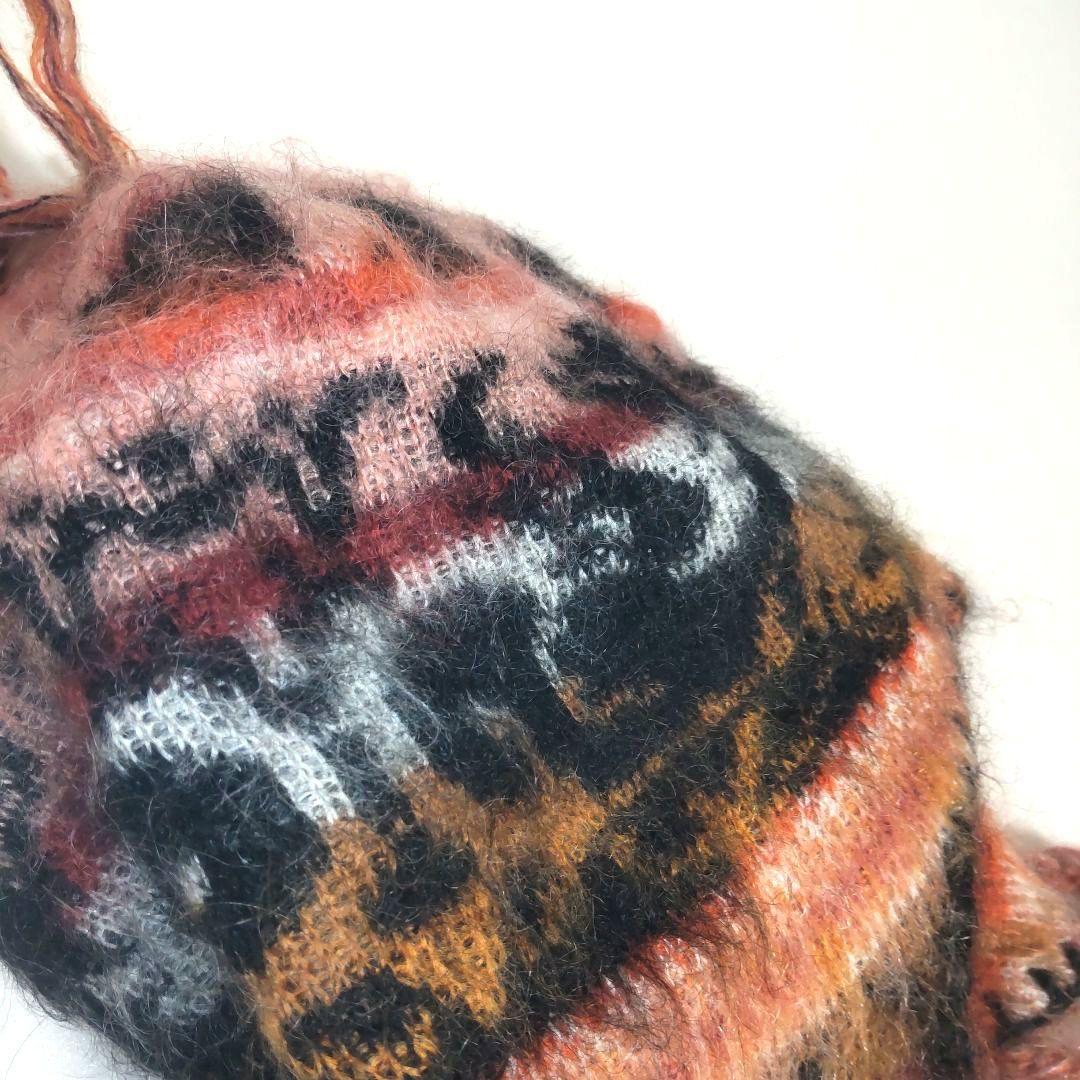 ヴィヴィアンウエストウッド ウール 耳付きニット帽 フリンジ 希少