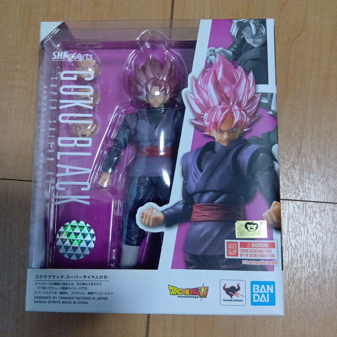Shフィギュアゴクウブラック、スーパーサイヤ人ロゼ２体セット