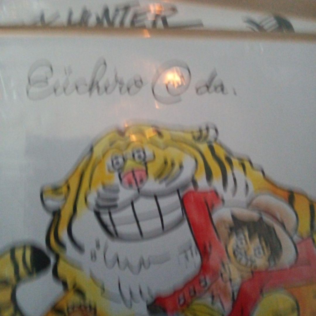 ONE PIECE イラスト　尾田栄一郎　直筆サイン入り