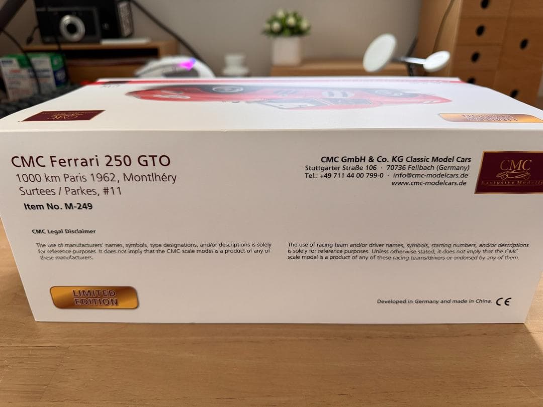 CMC Ferrari 250 GTO 限定版 1/18スケール