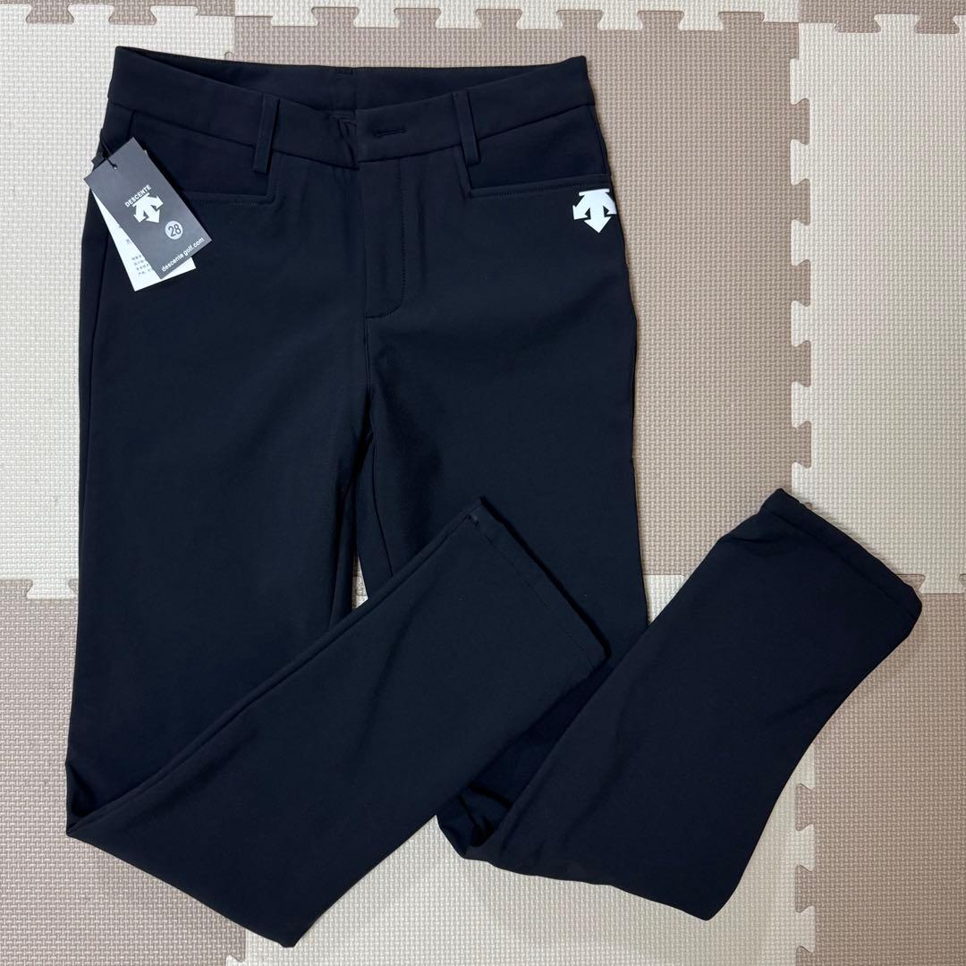 タグ付き新品　デサントゴルフ　DESCENTE GOLF レディースパンツM 黒
