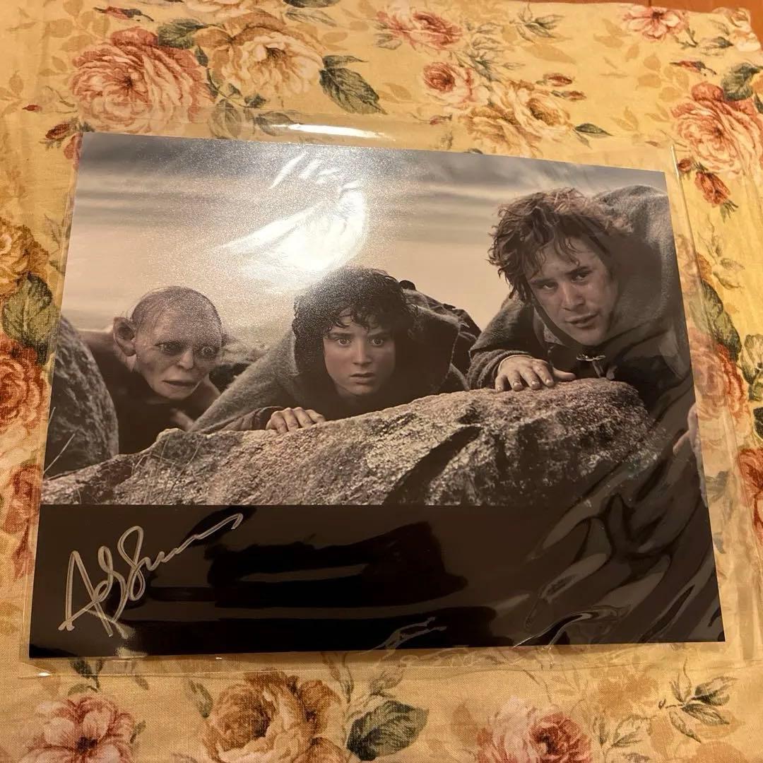 ホビット サイン入り　 A4 ロードオブザリング