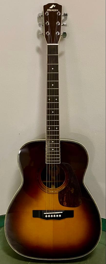 極鳴り❗️MORRIS MF601❗️希少材ハカランダアコギ❗️