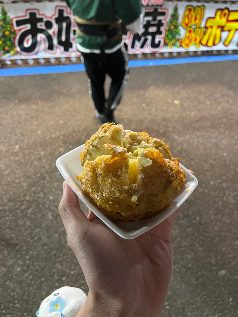 屋台の冷えたじゃがバタ