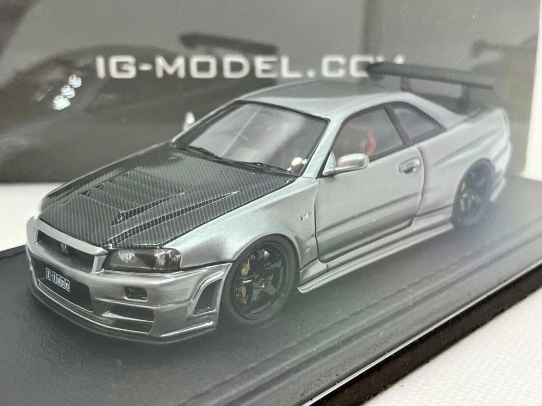 ★1/43★NISMO R34 GT-R Z-tune★ガンメタ★ニスモ★日産★