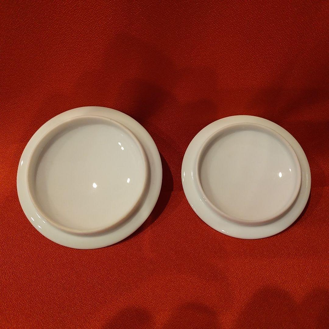 12代 柿右衛門 草花文 蓋付 夫婦湯呑 有田焼