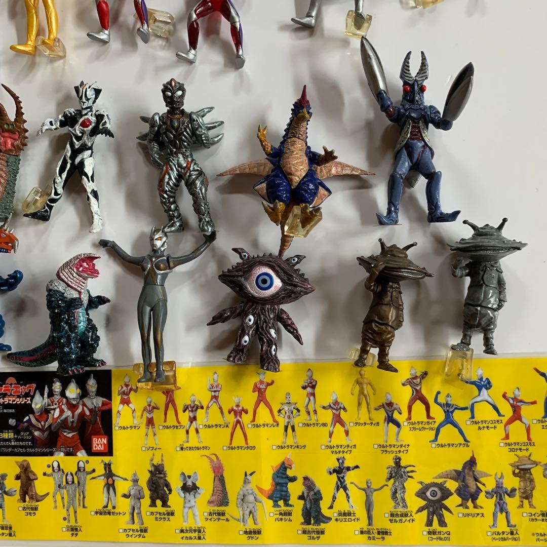 ウルトラマンHGシリーズ　キャラエッグ クリアバージョンなど55体セット