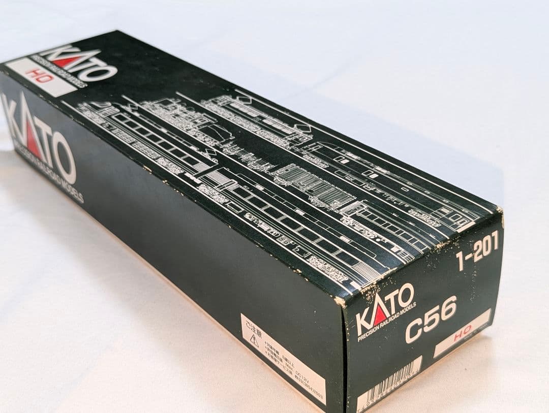 KATO　C56　蒸気機関車　【1-201】　HOゲージ　全パーツ取付済　残あり