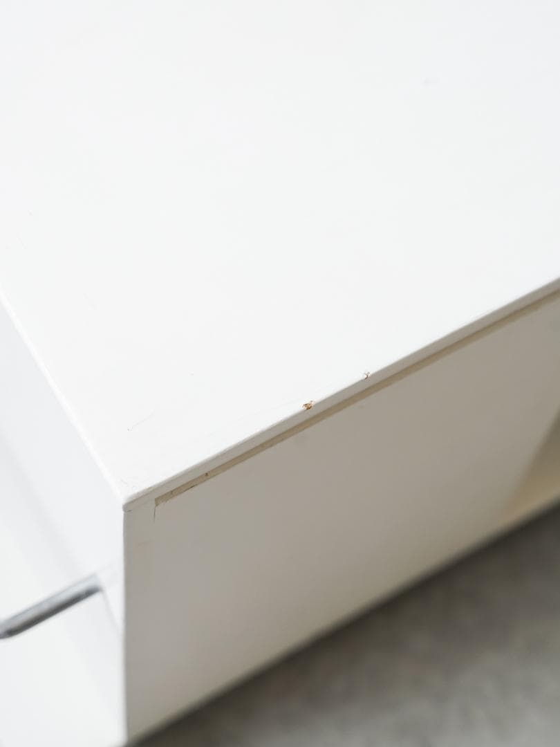 vintage サイドテーブル ミラー付きワゴン/収納 ミニマル