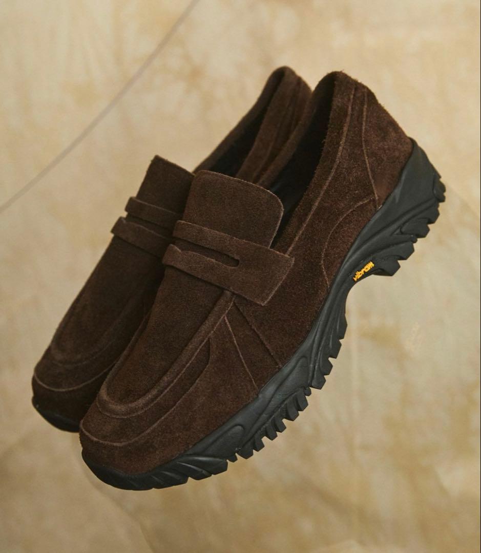 26.5cm VIBRAM×OPENING ACTローファースニーカー ブラウン