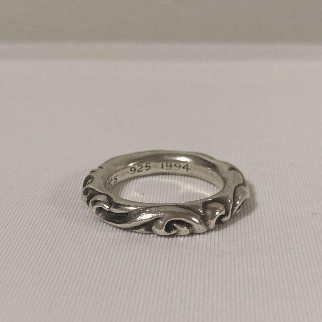 クロムハーツ クスロールバンドリング US7号 原本無修正