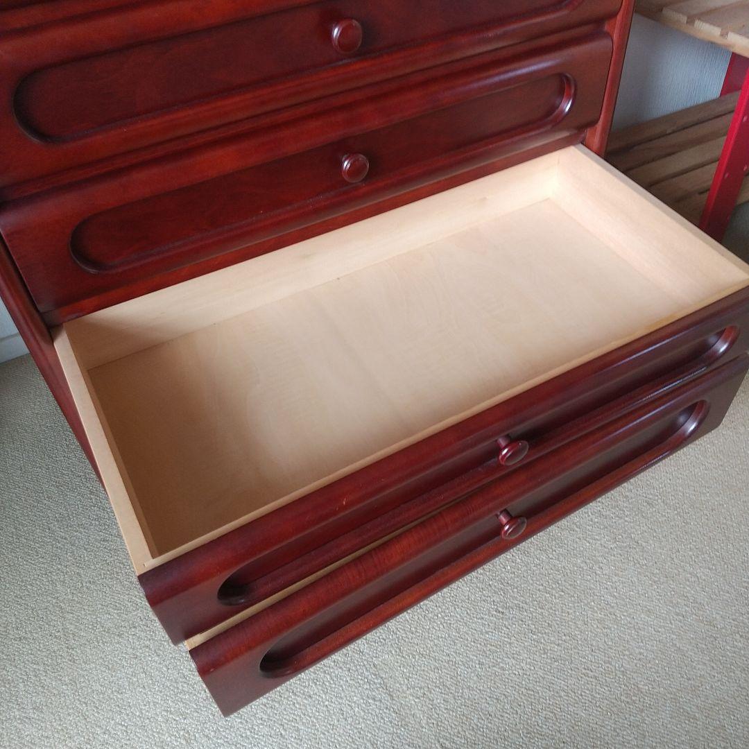 カリモク　オールド家具　5段チェスト