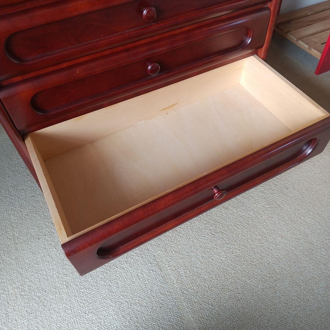 カリモク　オールド家具　5段チェスト